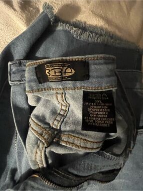 Light Blue Women’s Stretch Denim Long Shorts